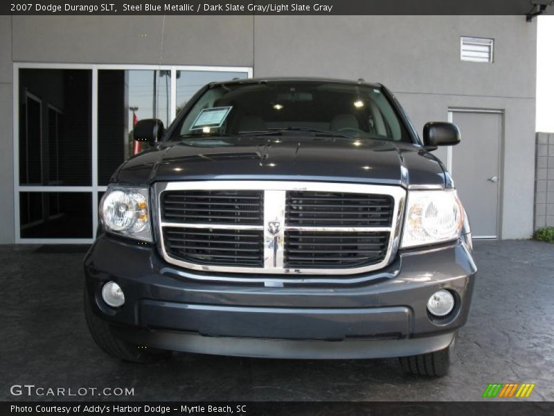 Steel Blue Metallic / Dark Slate Gray/Light Slate Gray 2007 Dodge Durango SLT
