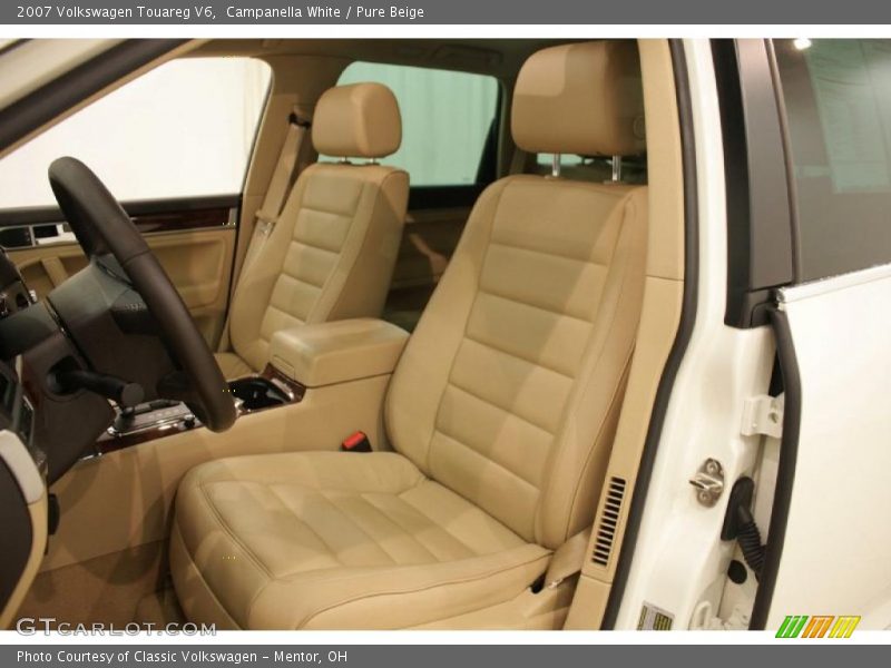 Campanella White / Pure Beige 2007 Volkswagen Touareg V6
