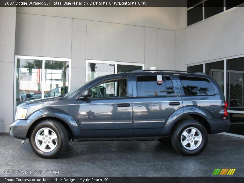 Steel Blue Metallic / Dark Slate Gray/Light Slate Gray 2007 Dodge Durango SLT