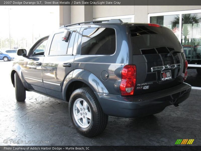 Steel Blue Metallic / Dark Slate Gray/Light Slate Gray 2007 Dodge Durango SLT