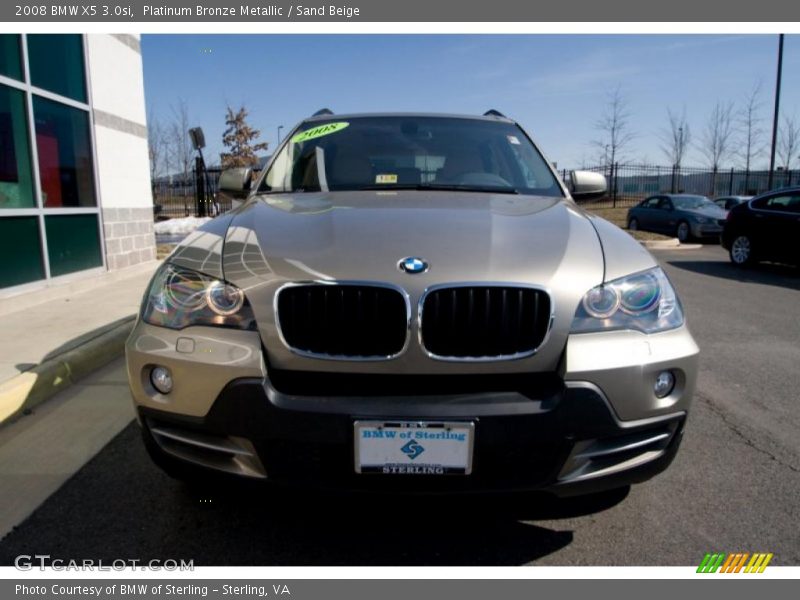 Platinum Bronze Metallic / Sand Beige 2008 BMW X5 3.0si