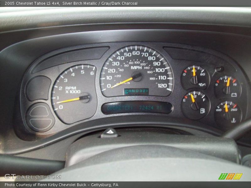 Silver Birch Metallic / Gray/Dark Charcoal 2005 Chevrolet Tahoe LS 4x4