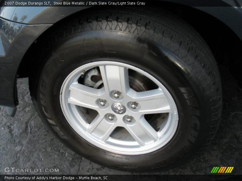 Steel Blue Metallic / Dark Slate Gray/Light Slate Gray 2007 Dodge Durango SLT