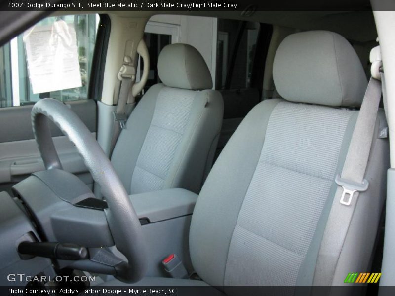 Steel Blue Metallic / Dark Slate Gray/Light Slate Gray 2007 Dodge Durango SLT