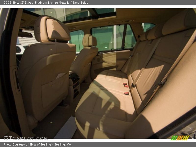 Platinum Bronze Metallic / Sand Beige 2008 BMW X5 3.0si