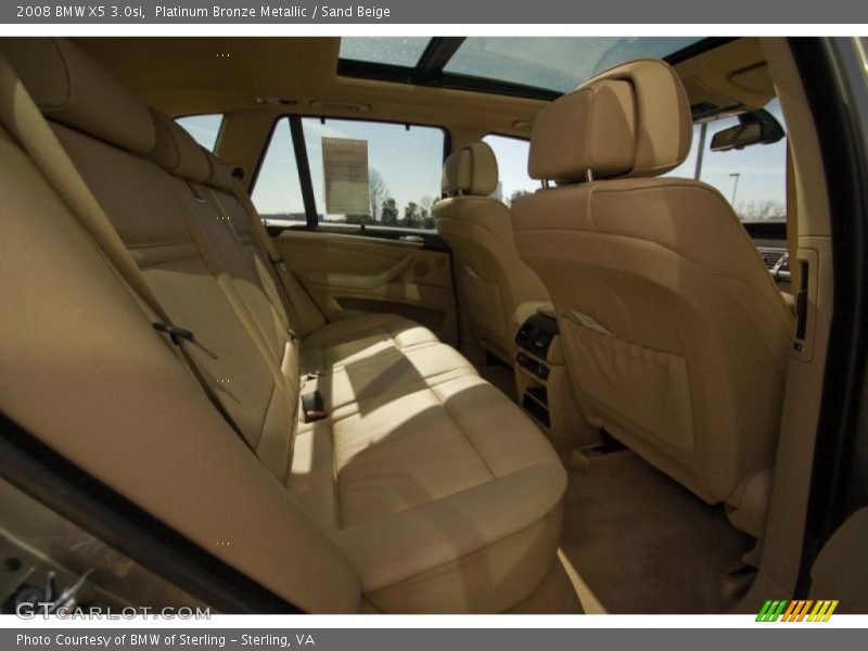 Platinum Bronze Metallic / Sand Beige 2008 BMW X5 3.0si