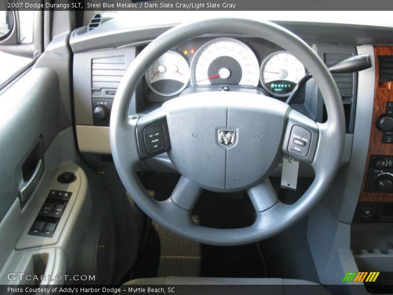 Steel Blue Metallic / Dark Slate Gray/Light Slate Gray 2007 Dodge Durango SLT