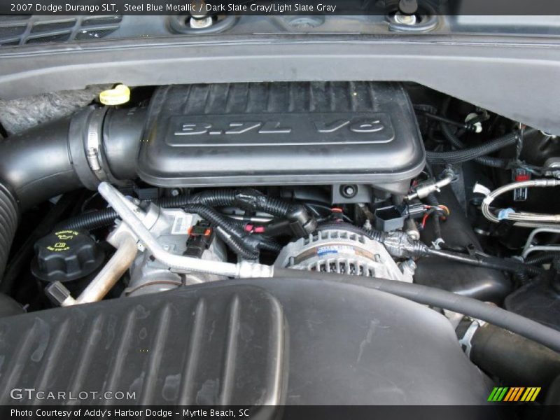 Steel Blue Metallic / Dark Slate Gray/Light Slate Gray 2007 Dodge Durango SLT