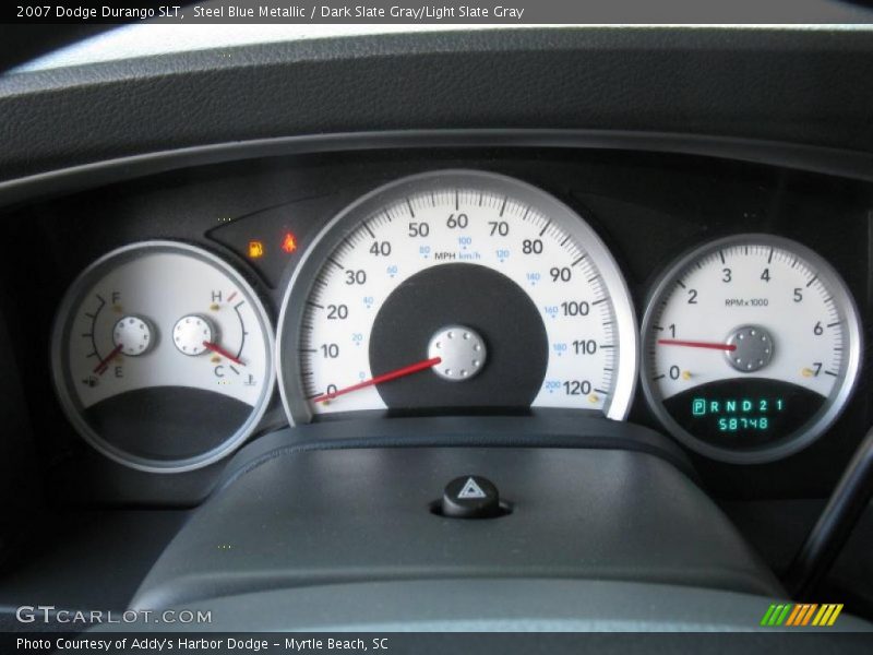 Steel Blue Metallic / Dark Slate Gray/Light Slate Gray 2007 Dodge Durango SLT