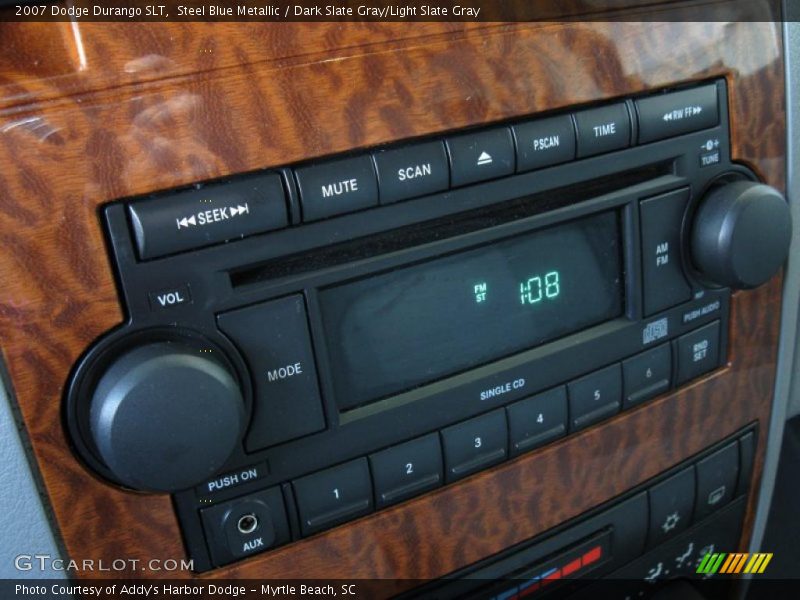 Steel Blue Metallic / Dark Slate Gray/Light Slate Gray 2007 Dodge Durango SLT