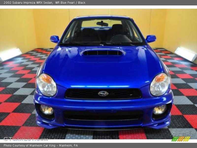 WR Blue Pearl / Black 2002 Subaru Impreza WRX Sedan