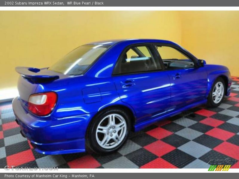 WR Blue Pearl / Black 2002 Subaru Impreza WRX Sedan