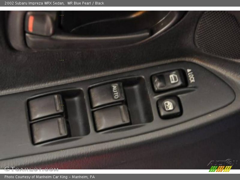 WR Blue Pearl / Black 2002 Subaru Impreza WRX Sedan