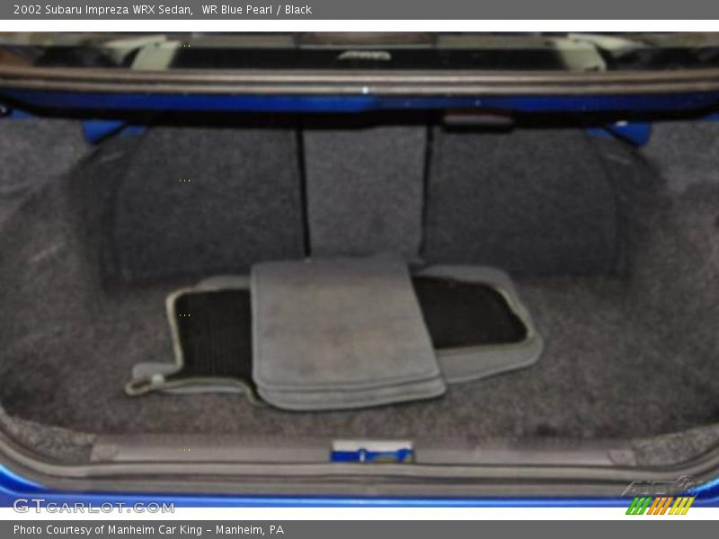 WR Blue Pearl / Black 2002 Subaru Impreza WRX Sedan