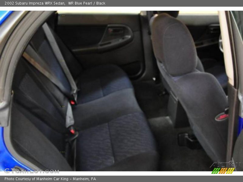 WR Blue Pearl / Black 2002 Subaru Impreza WRX Sedan