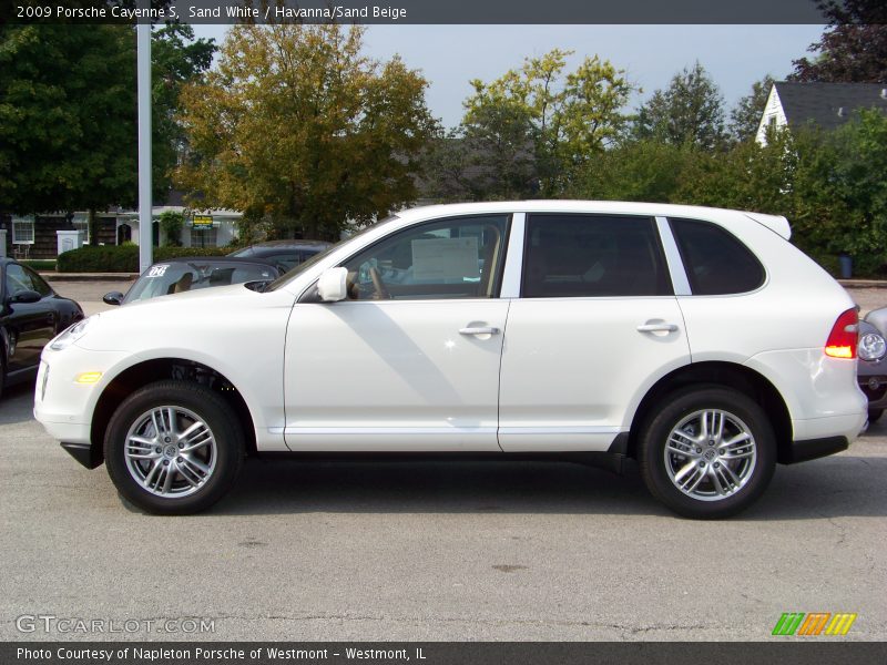 Sand White / Havanna/Sand Beige 2009 Porsche Cayenne S