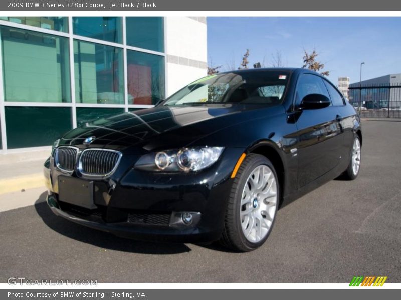 Jet Black / Black 2009 BMW 3 Series 328xi Coupe