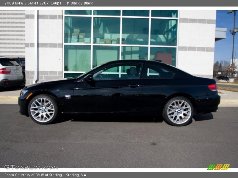 Jet Black / Black 2009 BMW 3 Series 328xi Coupe
