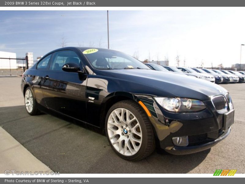 Jet Black / Black 2009 BMW 3 Series 328xi Coupe