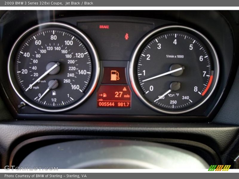 Jet Black / Black 2009 BMW 3 Series 328xi Coupe