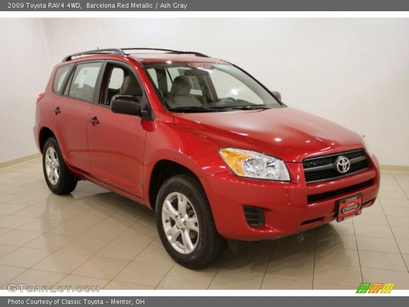 Barcelona Red Metallic / Ash Gray 2009 Toyota RAV4 4WD