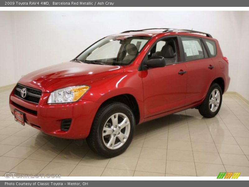 Barcelona Red Metallic / Ash Gray 2009 Toyota RAV4 4WD