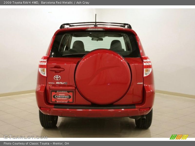 Barcelona Red Metallic / Ash Gray 2009 Toyota RAV4 4WD