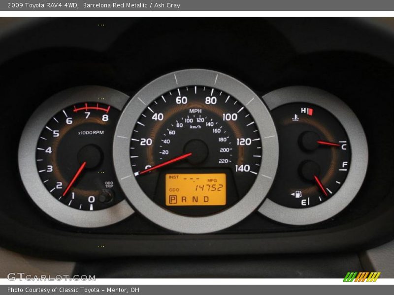 Barcelona Red Metallic / Ash Gray 2009 Toyota RAV4 4WD