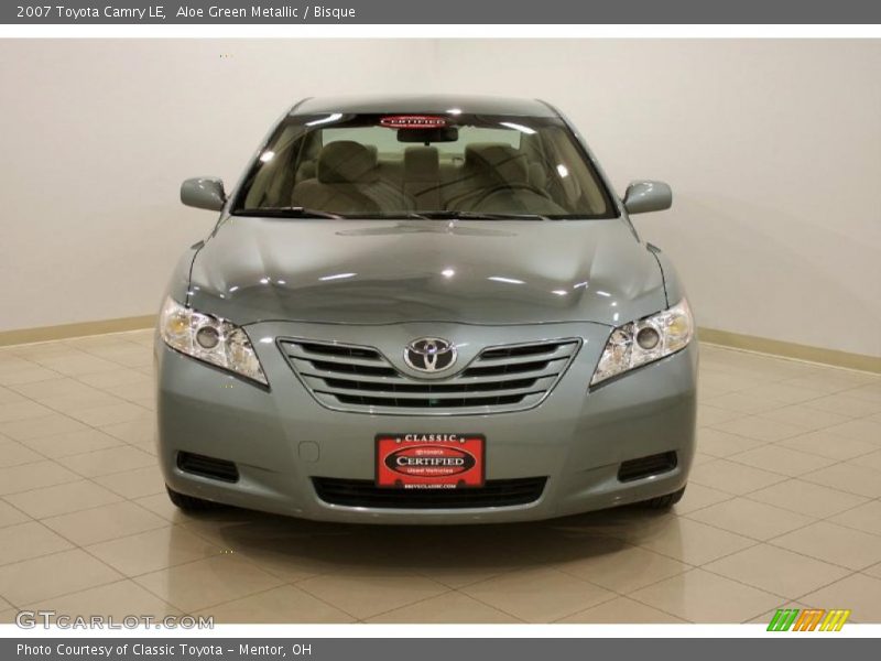 Aloe Green Metallic / Bisque 2007 Toyota Camry LE