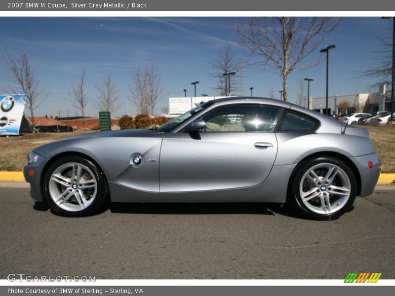 Silver Grey Metallic / Black 2007 BMW M Coupe
