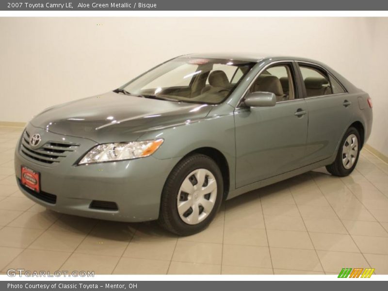 Aloe Green Metallic / Bisque 2007 Toyota Camry LE