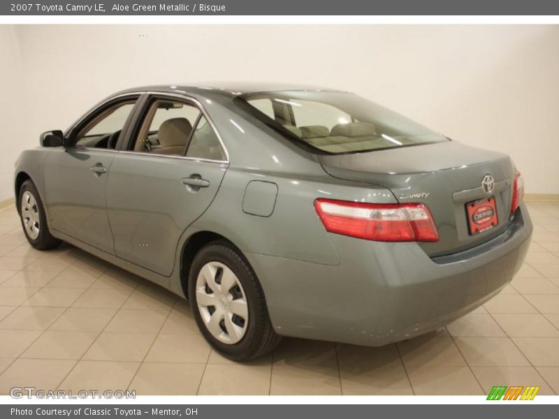 Aloe Green Metallic / Bisque 2007 Toyota Camry LE