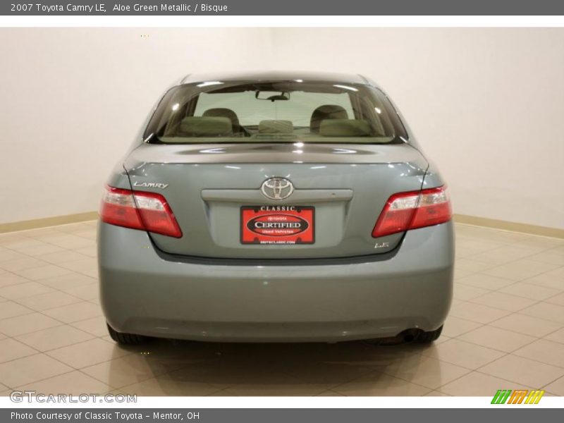 Aloe Green Metallic / Bisque 2007 Toyota Camry LE