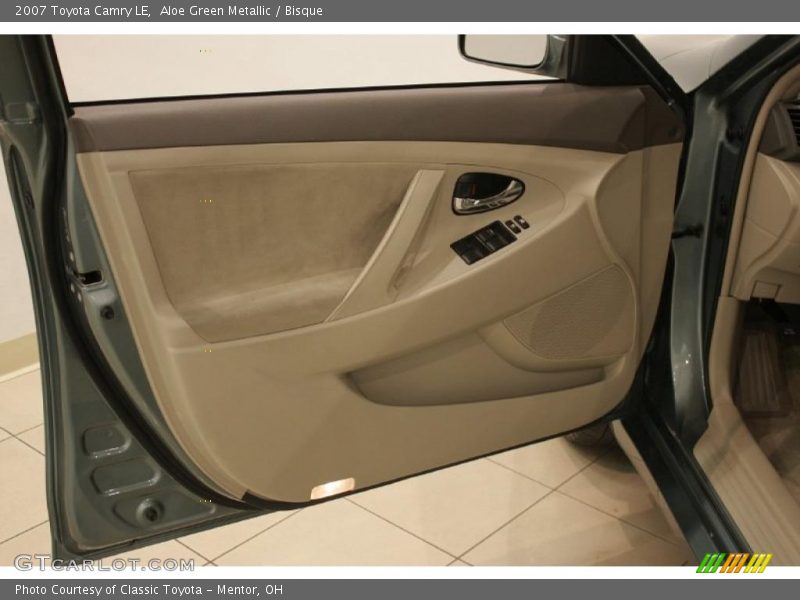 Aloe Green Metallic / Bisque 2007 Toyota Camry LE