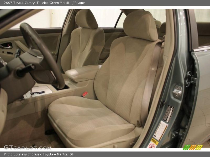 Aloe Green Metallic / Bisque 2007 Toyota Camry LE