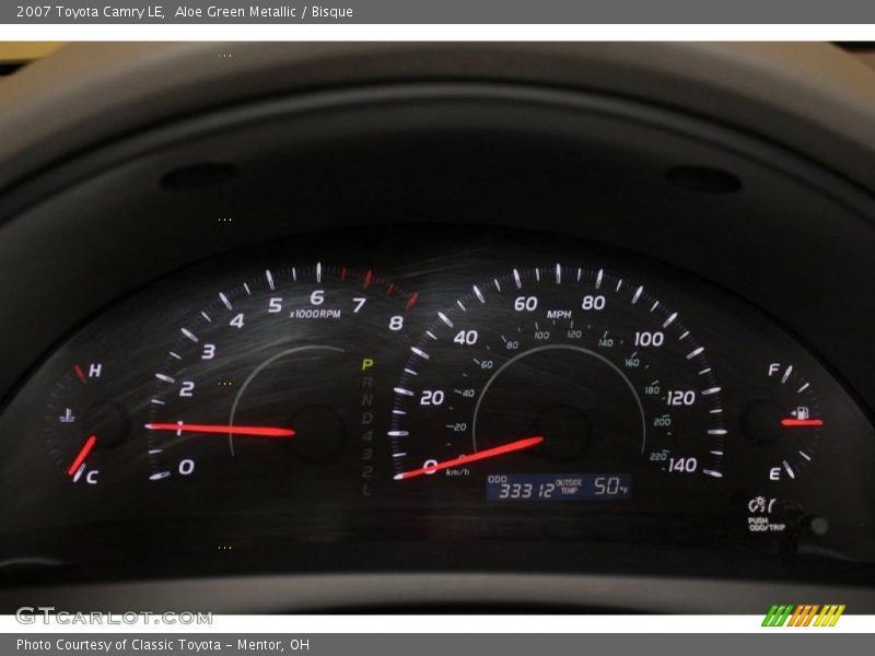 Aloe Green Metallic / Bisque 2007 Toyota Camry LE