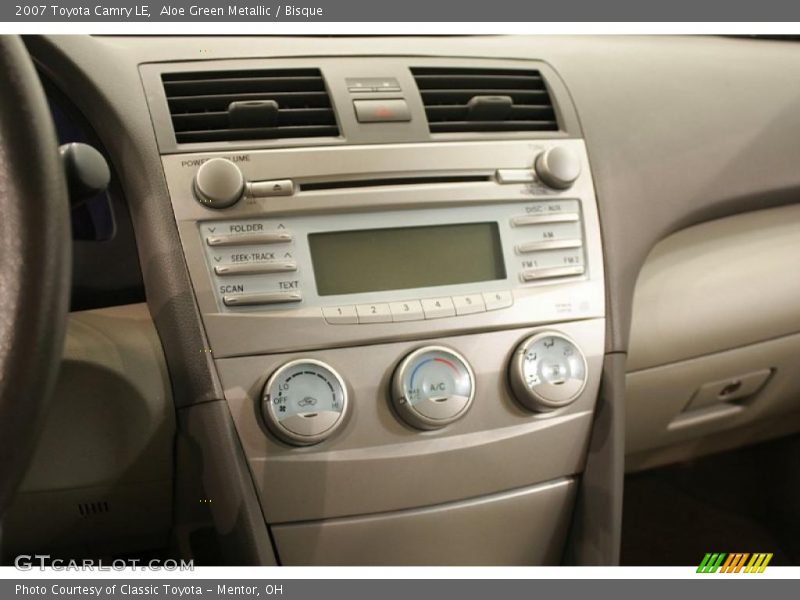 Aloe Green Metallic / Bisque 2007 Toyota Camry LE