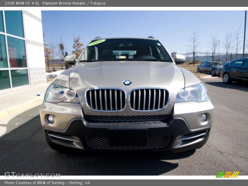 Platinum Bronze Metallic / Tobacco 2008 BMW X5 4.8i