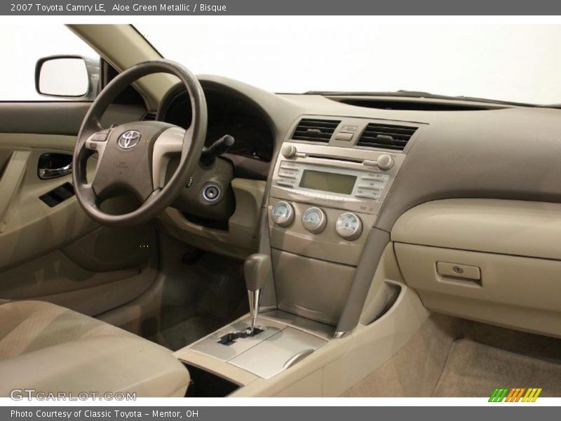 Aloe Green Metallic / Bisque 2007 Toyota Camry LE