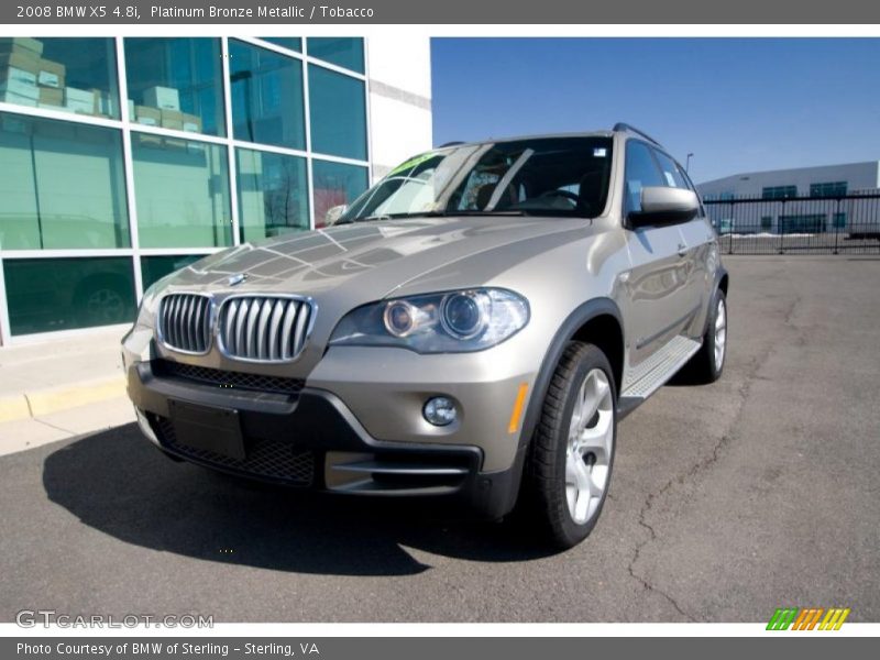 Platinum Bronze Metallic / Tobacco 2008 BMW X5 4.8i