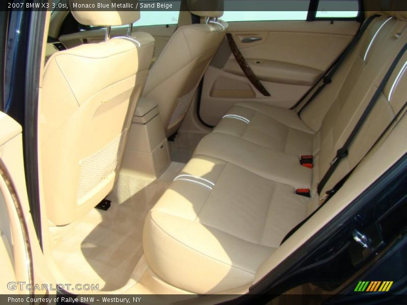 Monaco Blue Metallic / Sand Beige 2007 BMW X3 3.0si