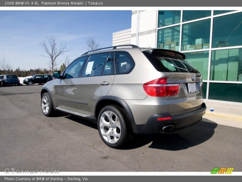 Platinum Bronze Metallic / Tobacco 2008 BMW X5 4.8i