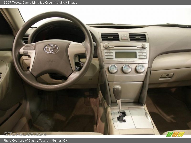 Aloe Green Metallic / Bisque 2007 Toyota Camry LE
