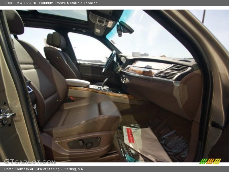 Platinum Bronze Metallic / Tobacco 2008 BMW X5 4.8i