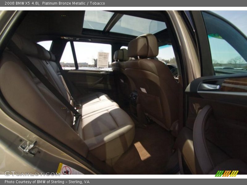 Platinum Bronze Metallic / Tobacco 2008 BMW X5 4.8i