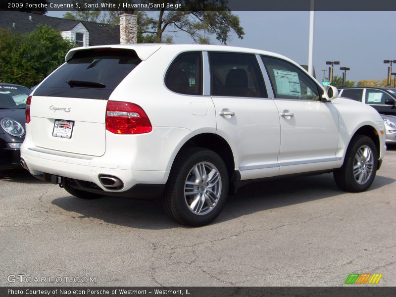 Sand White / Havanna/Sand Beige 2009 Porsche Cayenne S