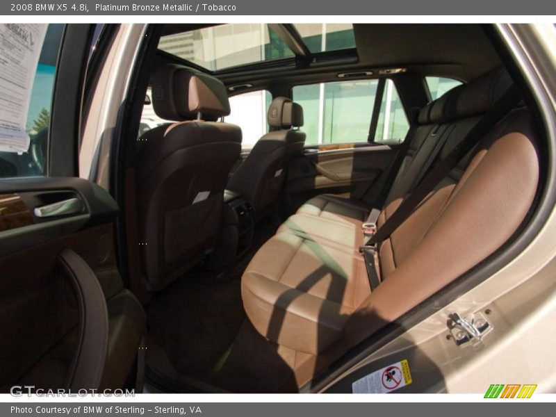 Platinum Bronze Metallic / Tobacco 2008 BMW X5 4.8i