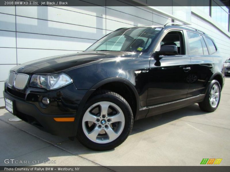 Jet Black / Black 2008 BMW X3 3.0si