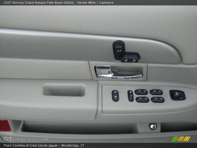 Vibrant White / Cashmere 2007 Mercury Grand Marquis Palm Beach Edition