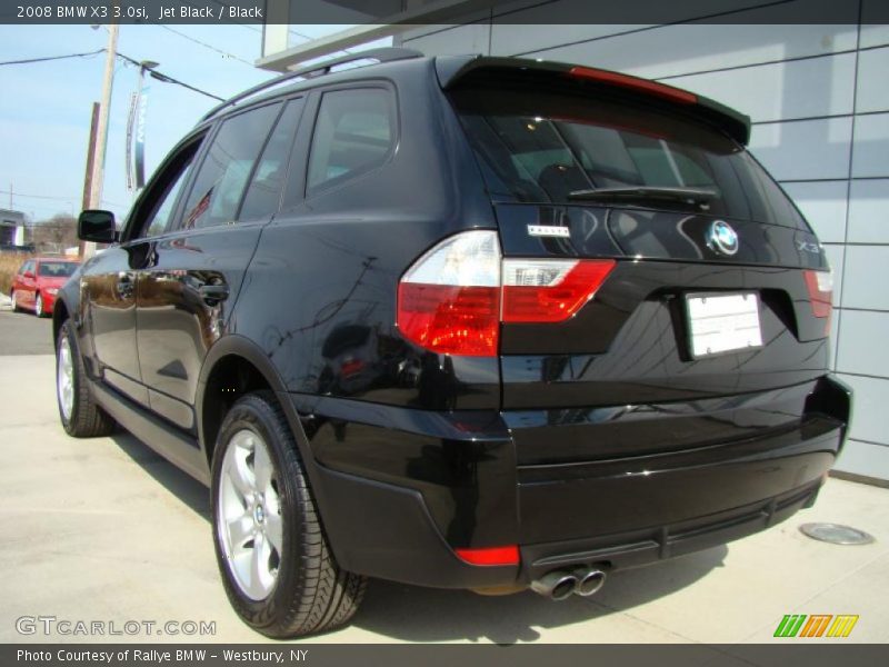 Jet Black / Black 2008 BMW X3 3.0si
